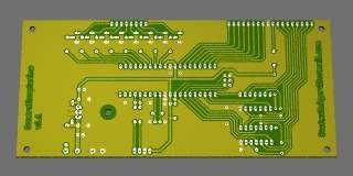 Controllerplatine Leiterseite