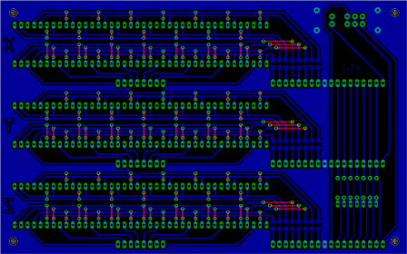 Displayplatine Bestückungshilfe