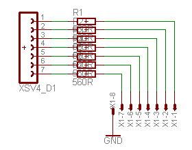 Schaltplan der Controllerplatine