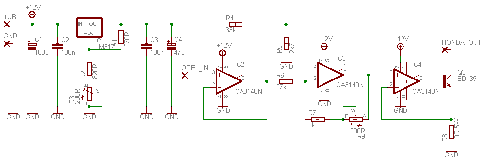 Schaltplan Tankadapter