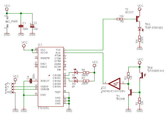 Schaltplan SML-Interface