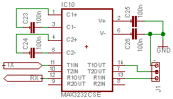 Schaltplan RS232